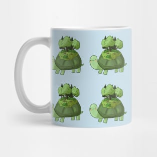 Cute turtle island pack Mug